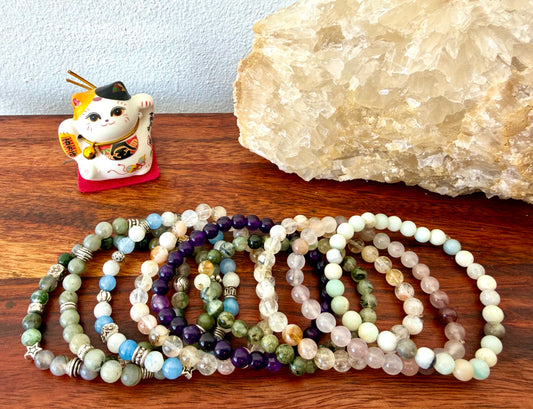 Crystal Bead Bracelet - Medium