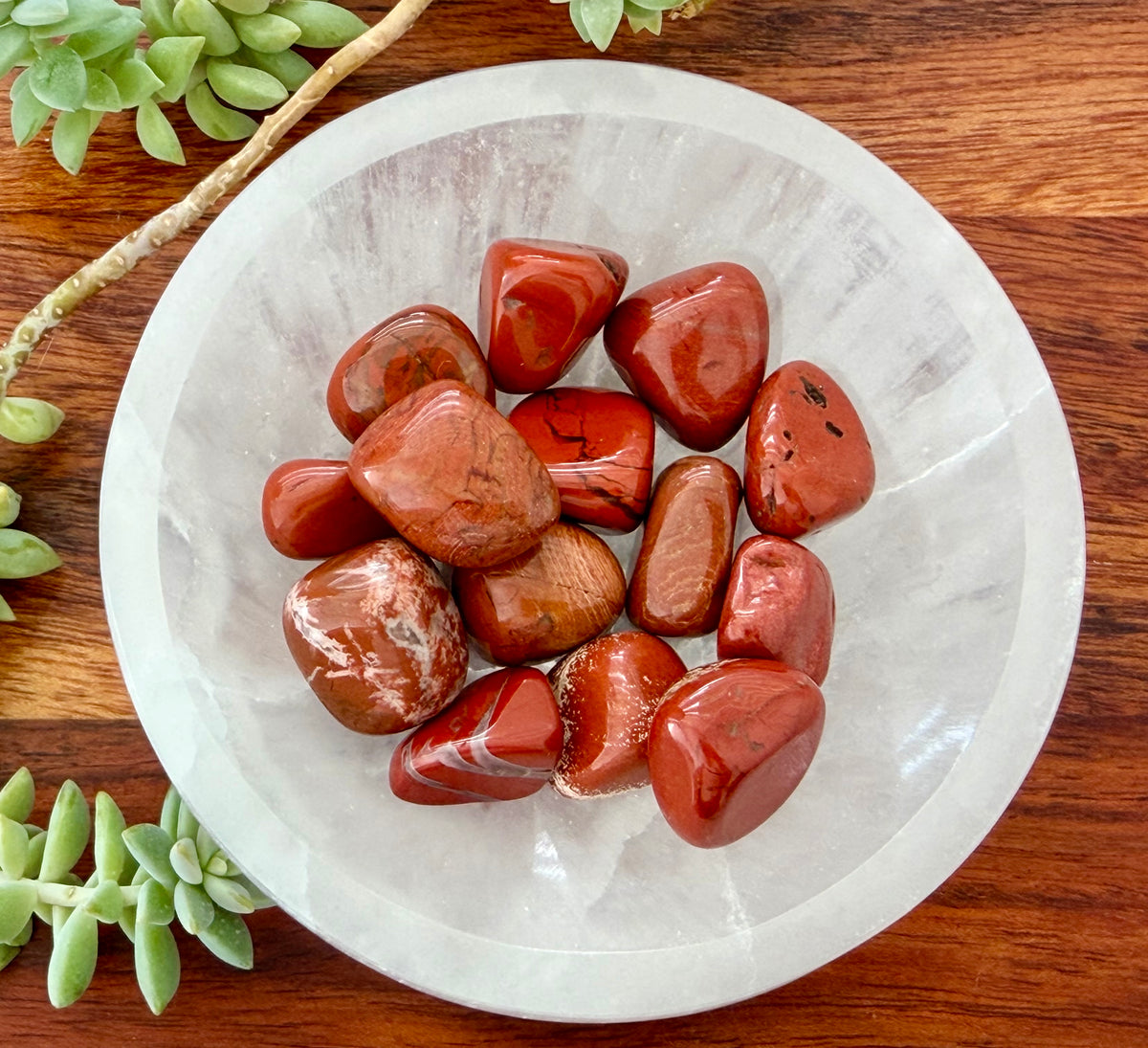 Red Jasper Tumbled Stone