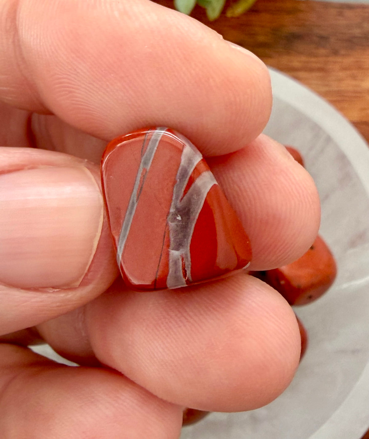 Red Jasper Tumbled Stone