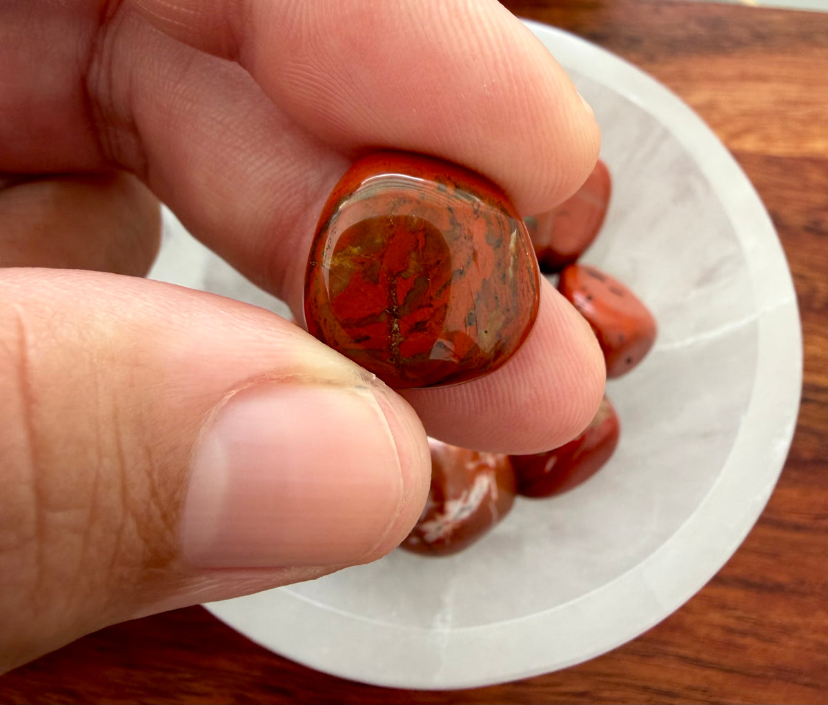 Red Jasper Tumbled Stone