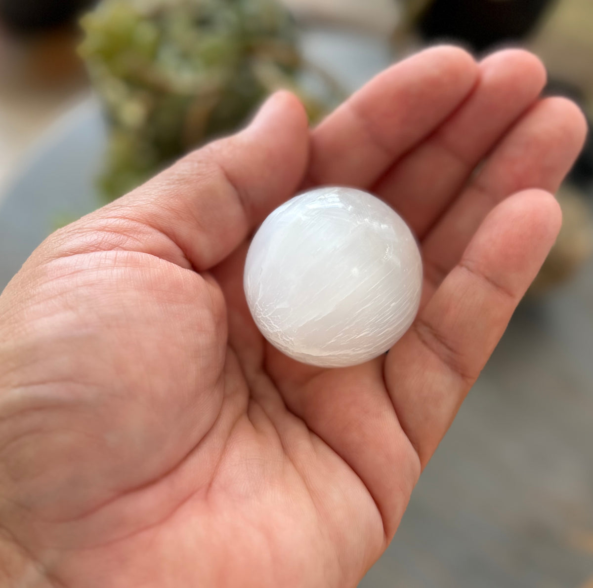 Selenite Sphere